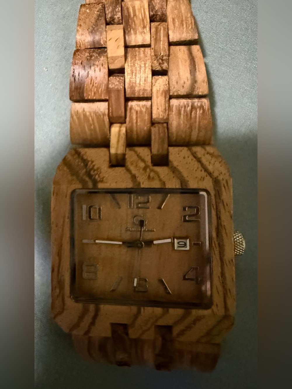 Gassen James Men’s Wood Handmade 10” Watch *New Battery